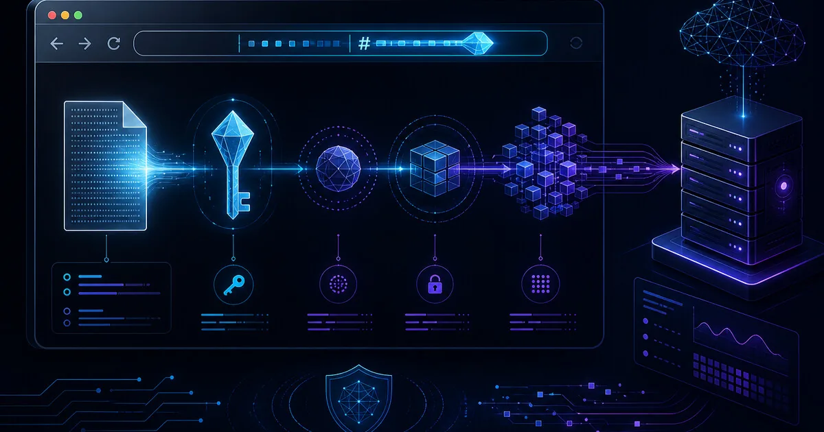 AES-256-GCM in the Browser for Zero-Knowledge Secret Sharing (2026)