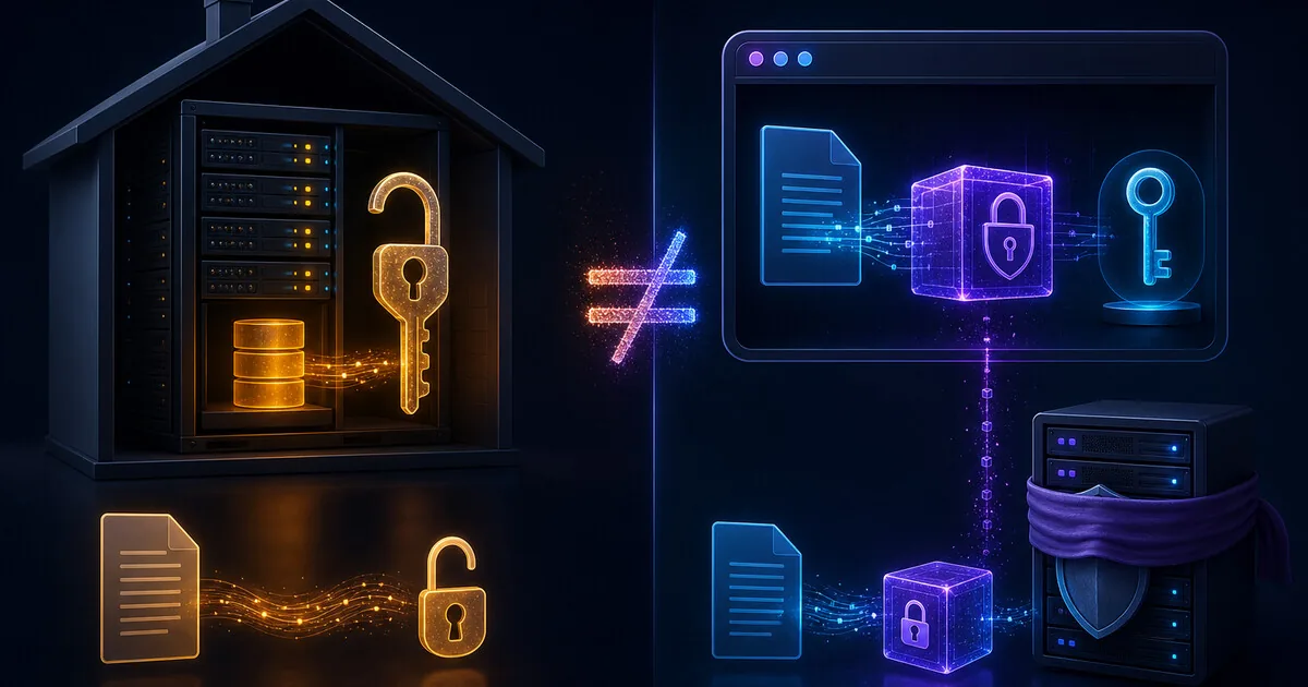 Self-Host OneTimeSecret ≠ Zero-Knowledge (Honest 2026 Answer)